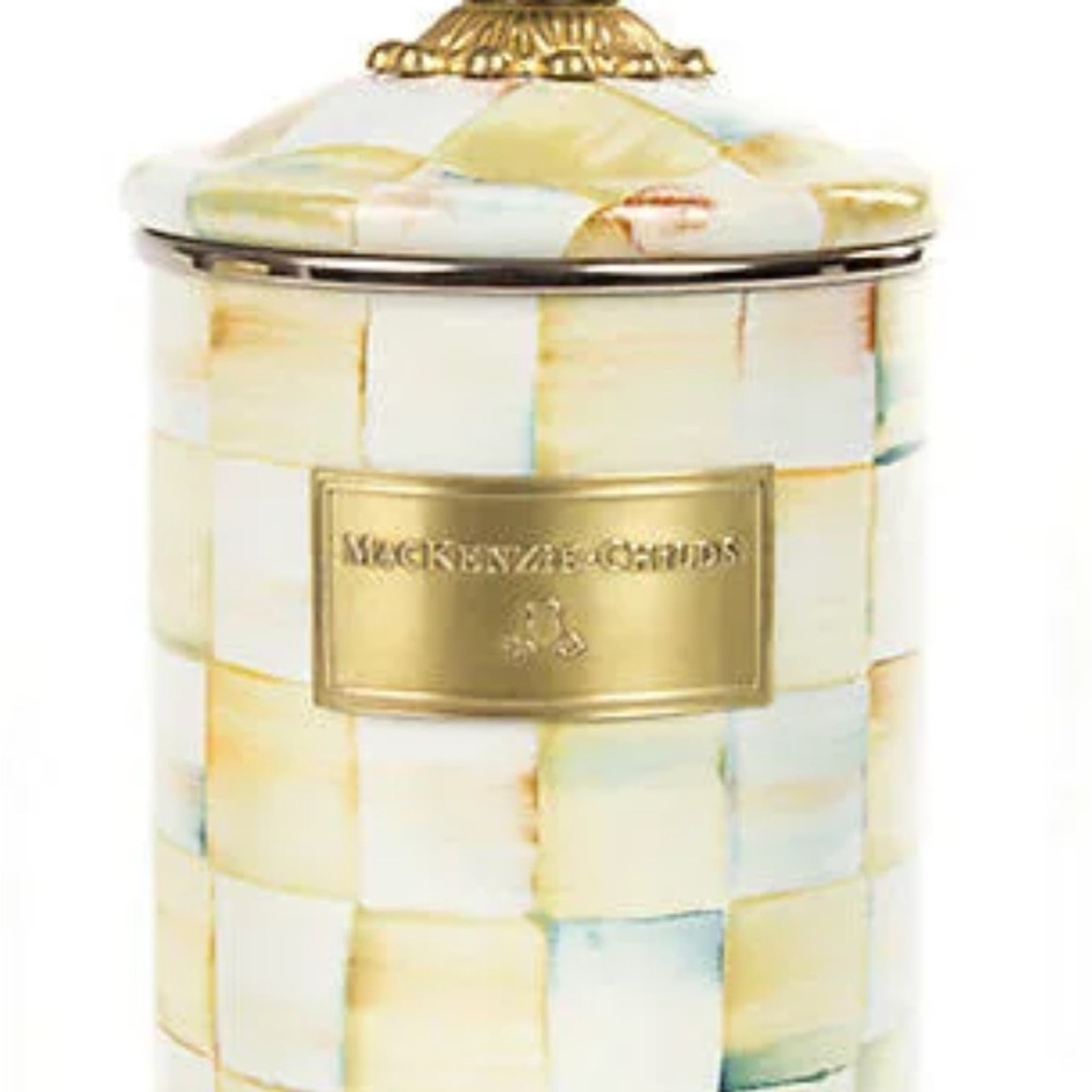 MacKenzie-Childs Checkered Canister